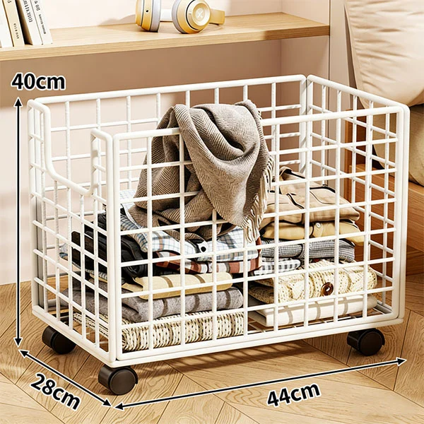 Portable Grid Laundry Basket